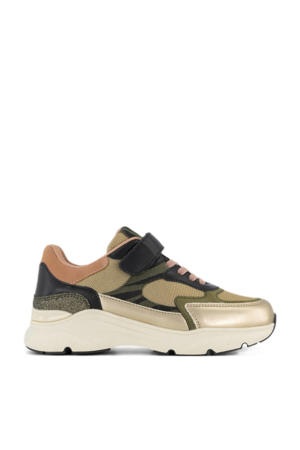 chunky sneakers goud