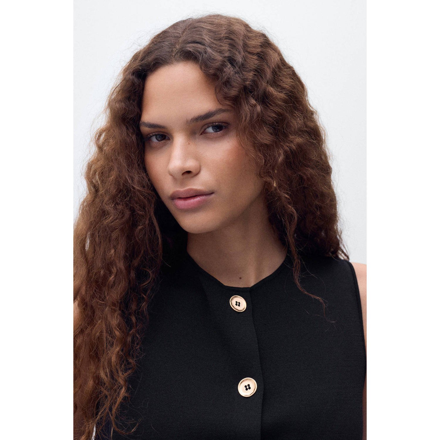 Mango gilet zwart