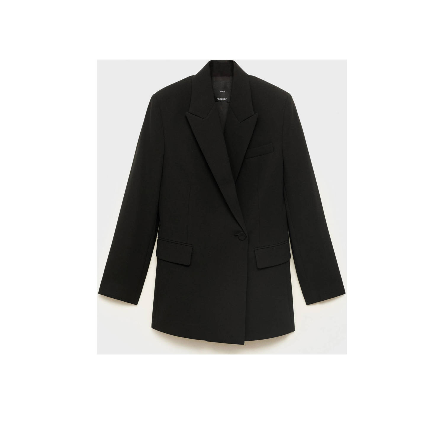 Mango oversized blazer zwart