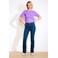 LOLALIZA straight leg jeans dark blue denim