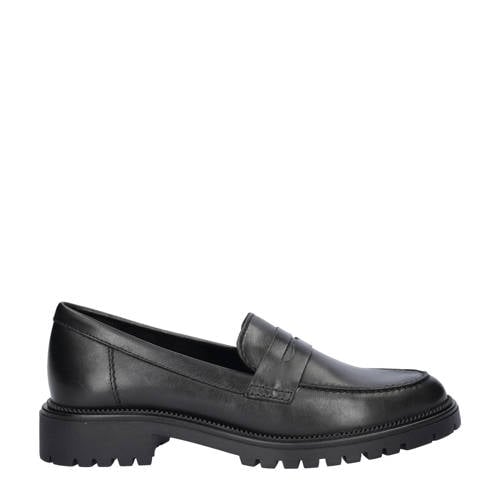Tamaris chunky leren loafers zwart afbeelding