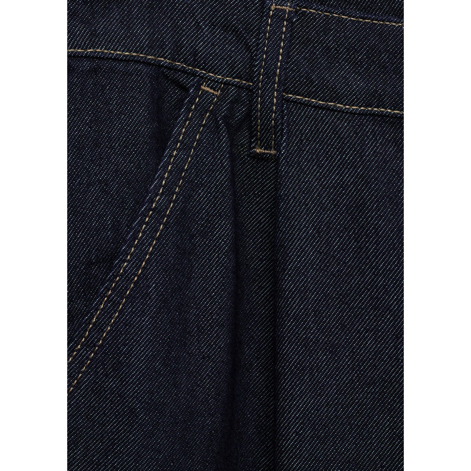 Mango wide leg jeans dark blue denim