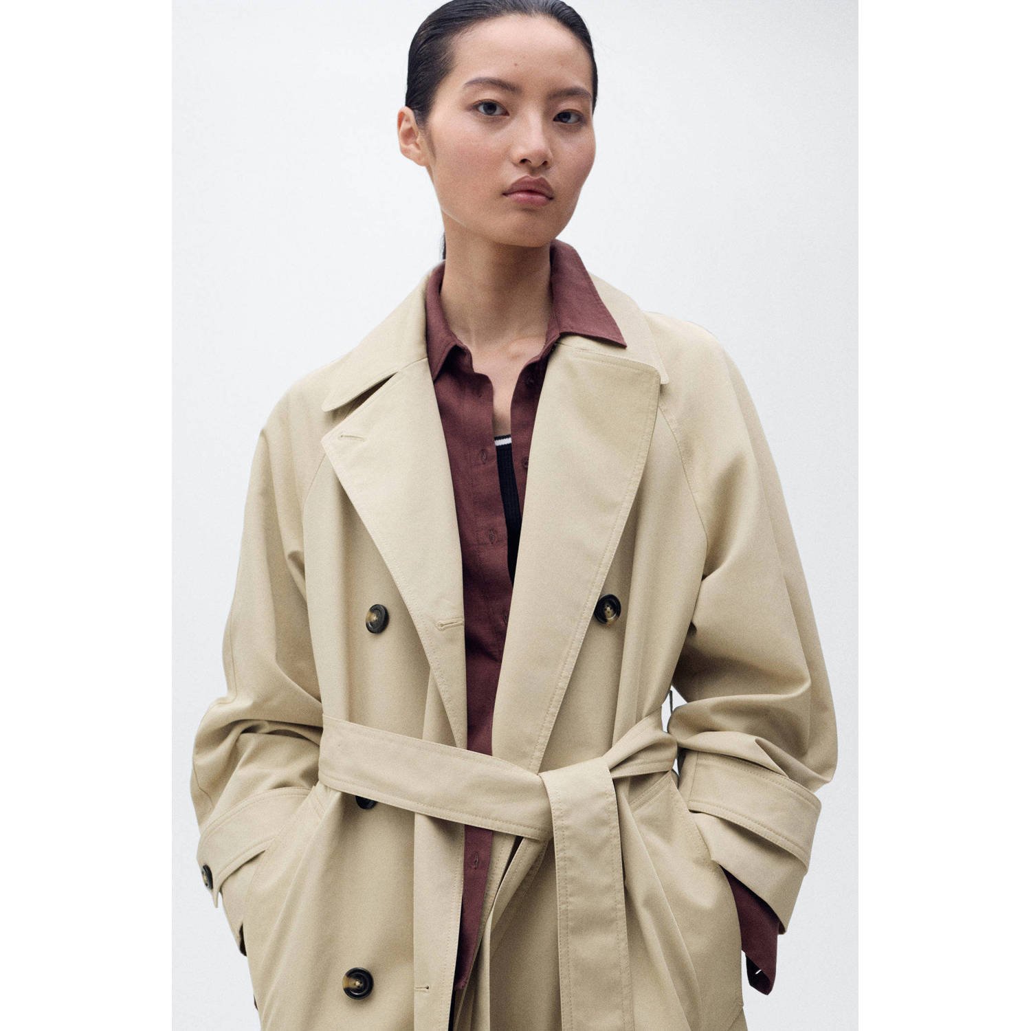 Mango trenchcoat beige