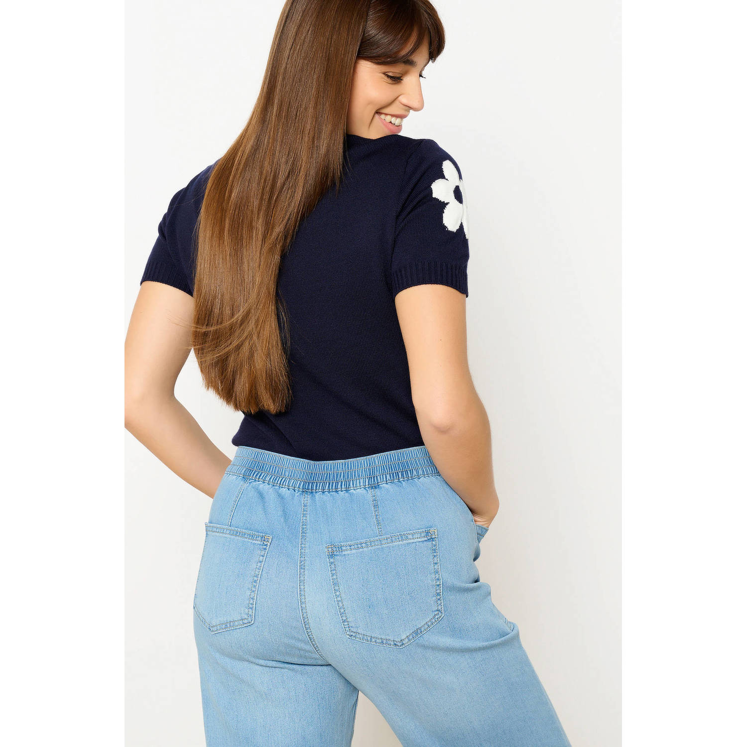 LOLALIZA top donkerblauw