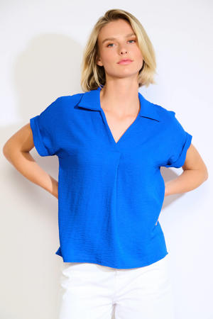 blousetop blauw