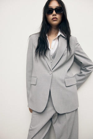 oversized blazer grijs
