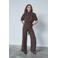 SisterS Point straight jumpsuit bruin