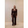 SisterS Point wide leg high waist palazzo broek bruin