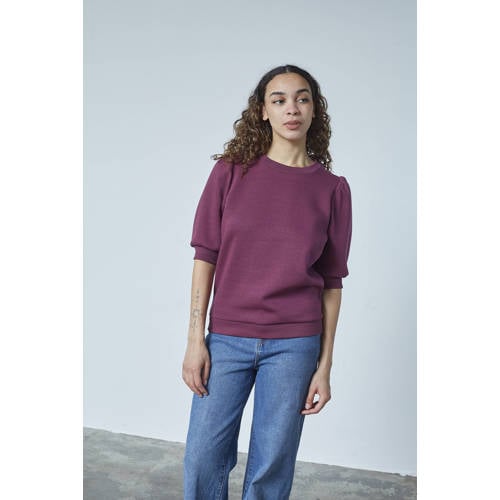 SisterS Point sweater donkerrood afbeelding