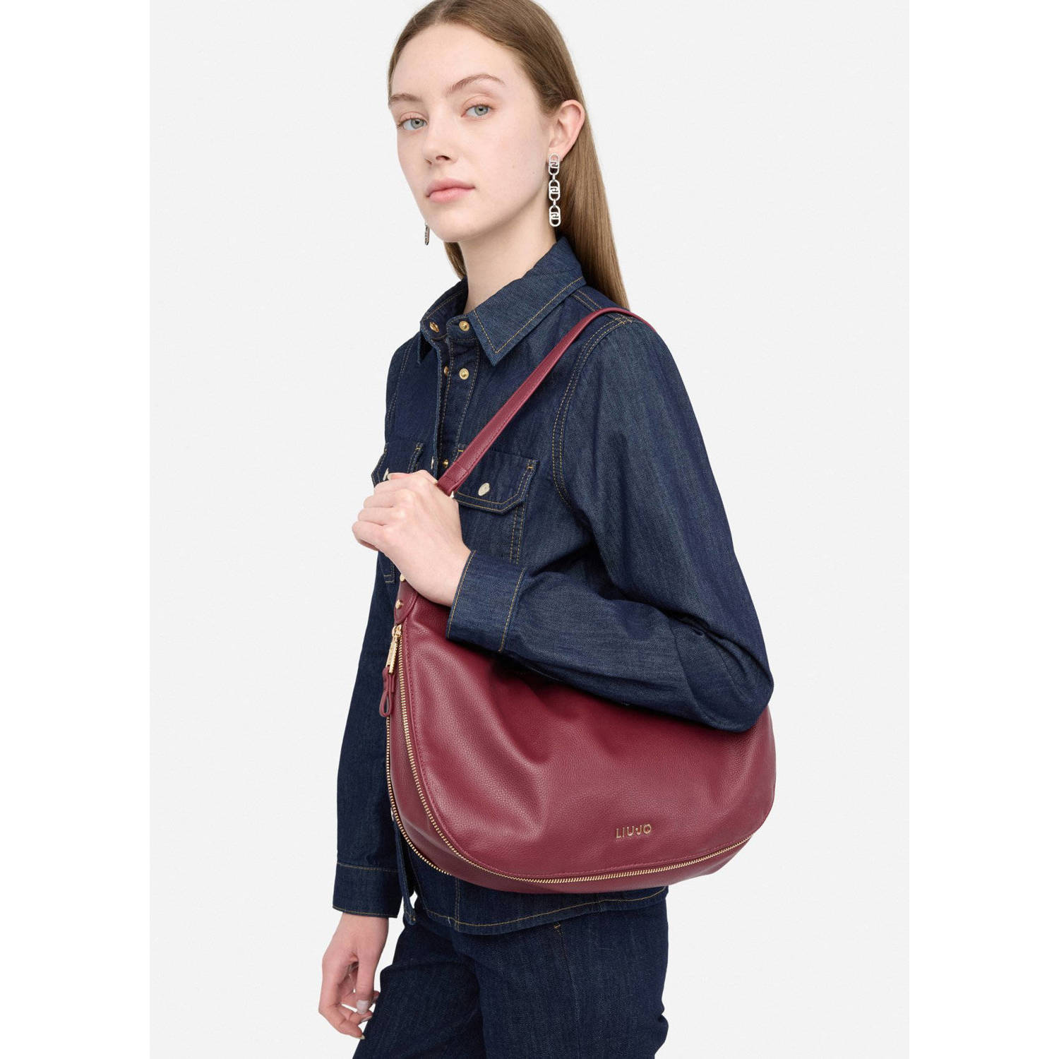 Liu Jo crossbody tas Kaliska rood