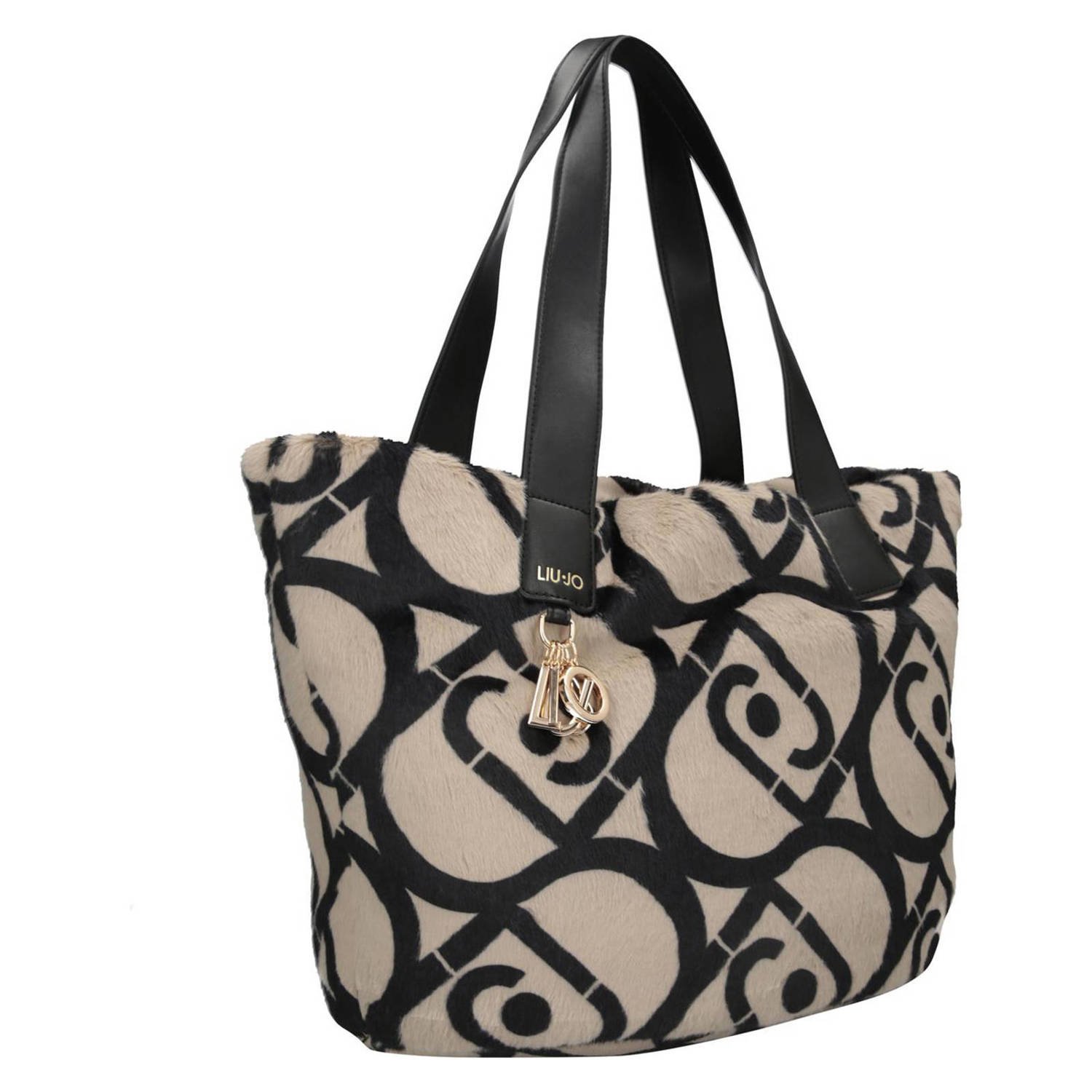 Liu Jo shopper Verry zwart beige