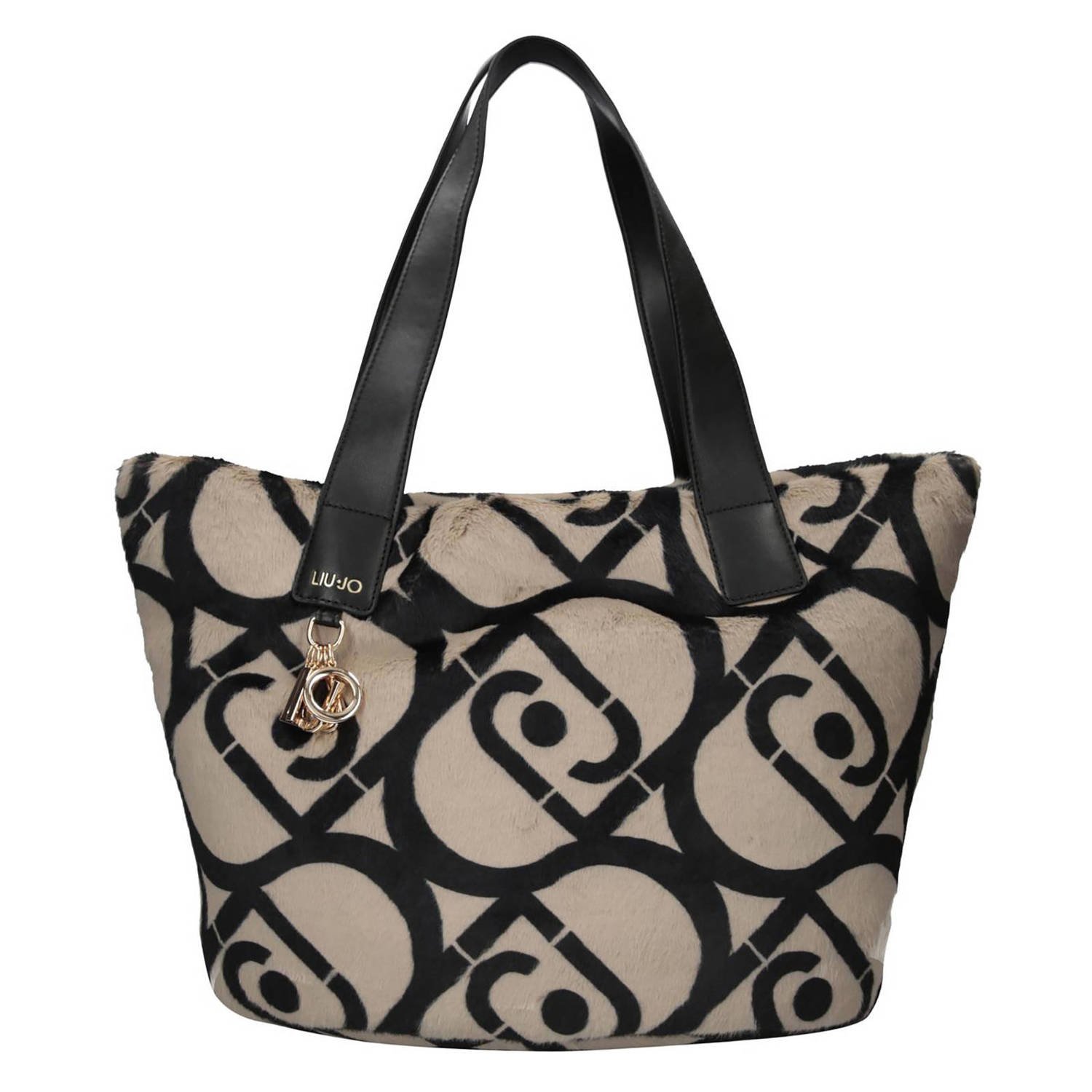 Liu Jo shopper Verry zwart beige
