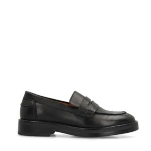 leren loafers zwart