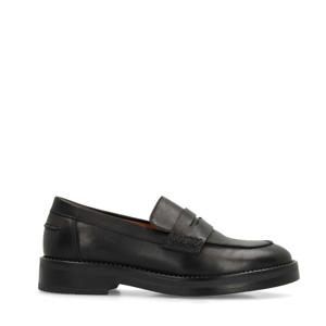 leren loafers zwart