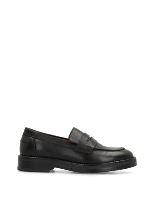 leren loafers zwart