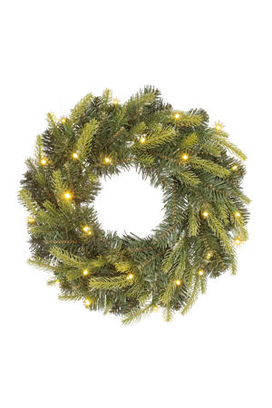 verlichte kerstkrans Grimshaw dual LED (⌀45cm)