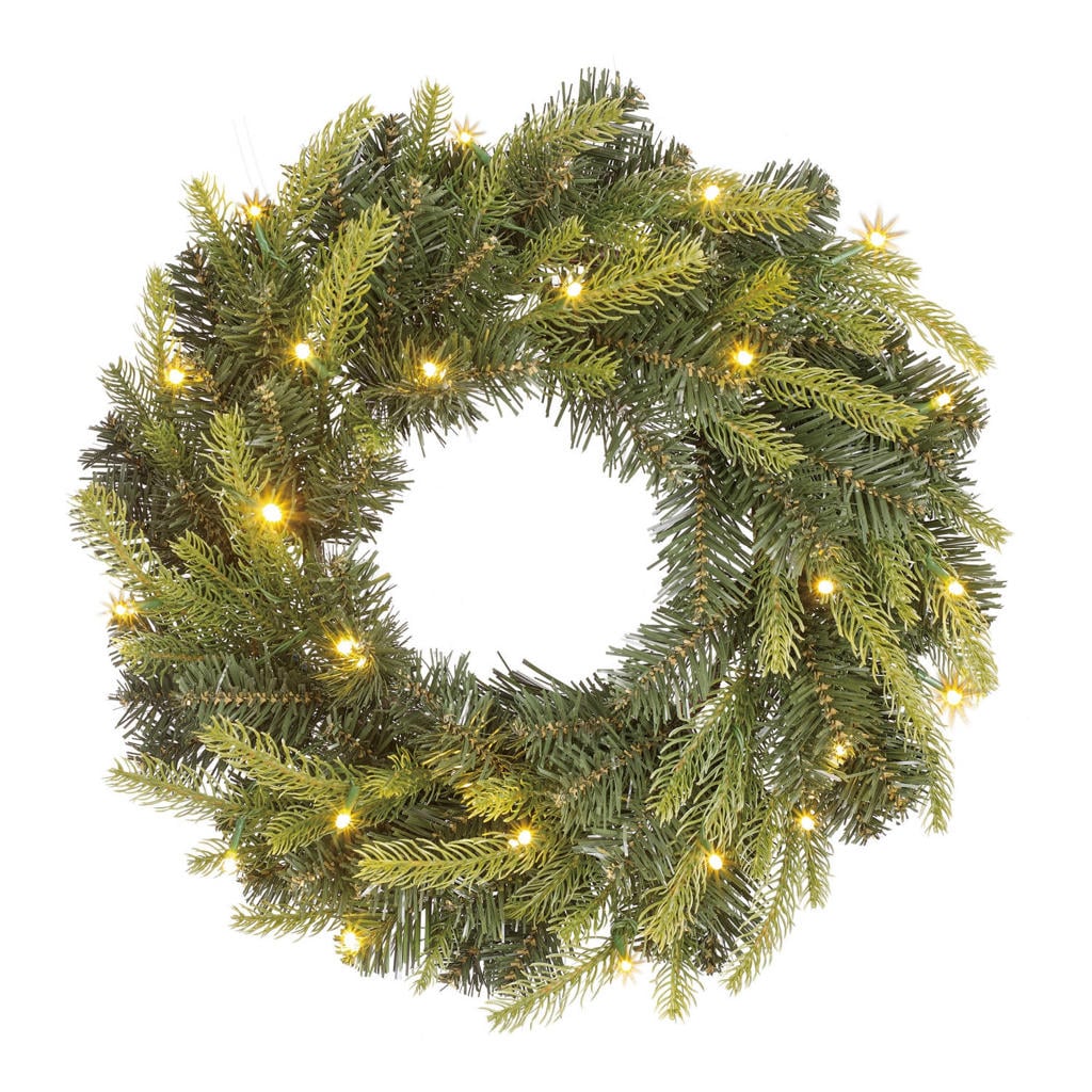 Black Box verlichte kerstkrans Grimshaw dual LED (⌀45cm)