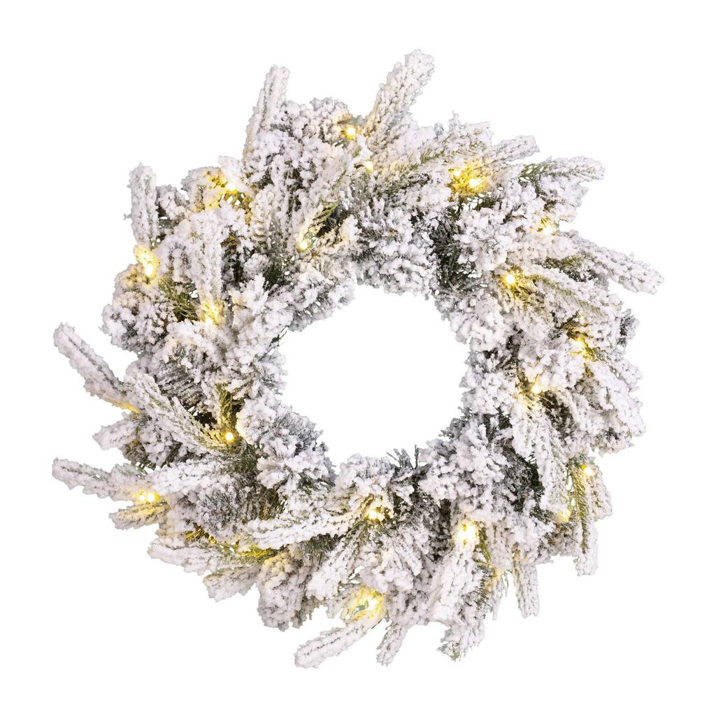 Black Box verlichte kerstkrans Grimshaw dual LED (⌀45cm)