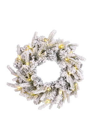 verlichte kerstkrans Grimshaw dual LED (⌀45cm)