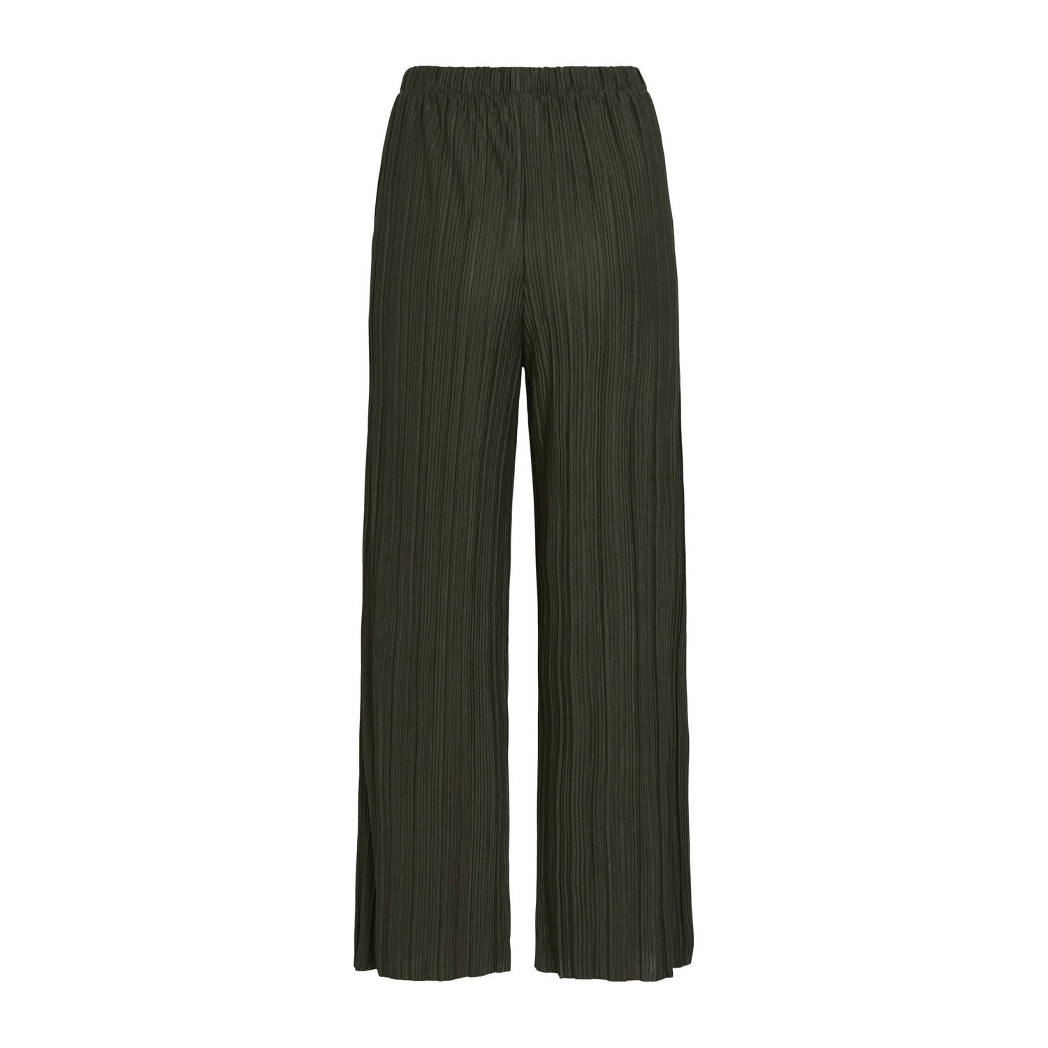 VILA high waist casual broek donkergroen