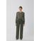 VILA high waist casual broek donkergroen