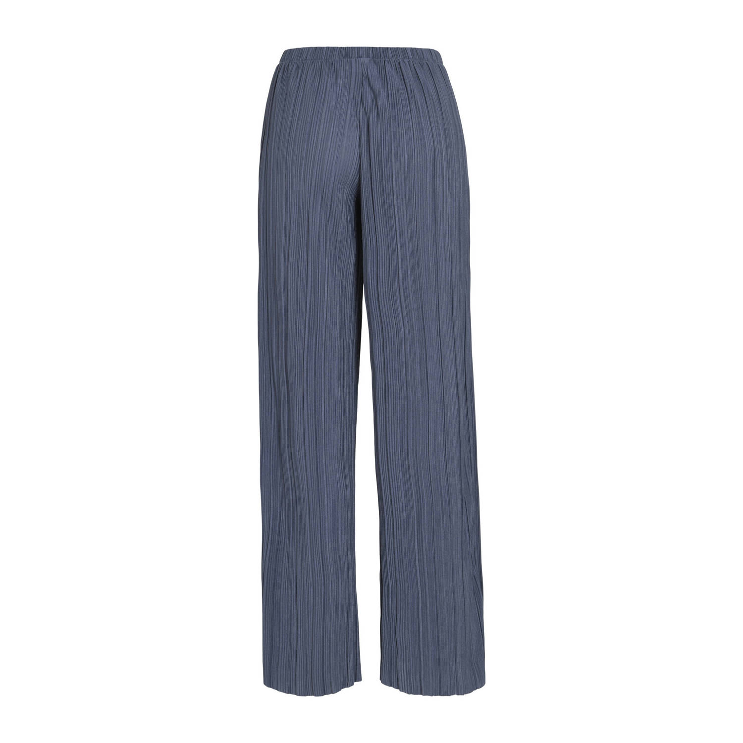 VILA high waist casual broek grijsblauw