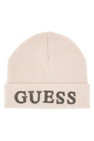 muts met logo beige