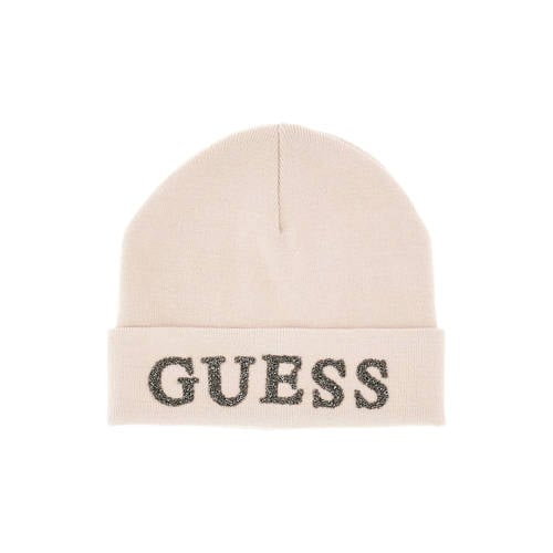 GUESS muts met logo beige afbeelding