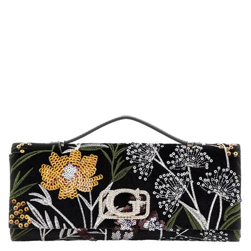GUESS clutch Zalina met pailletten zwart afbeelding