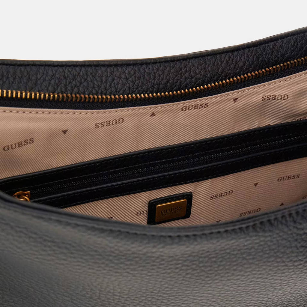 GUESS schoudertas Camden Shoulder Bag Black zwart