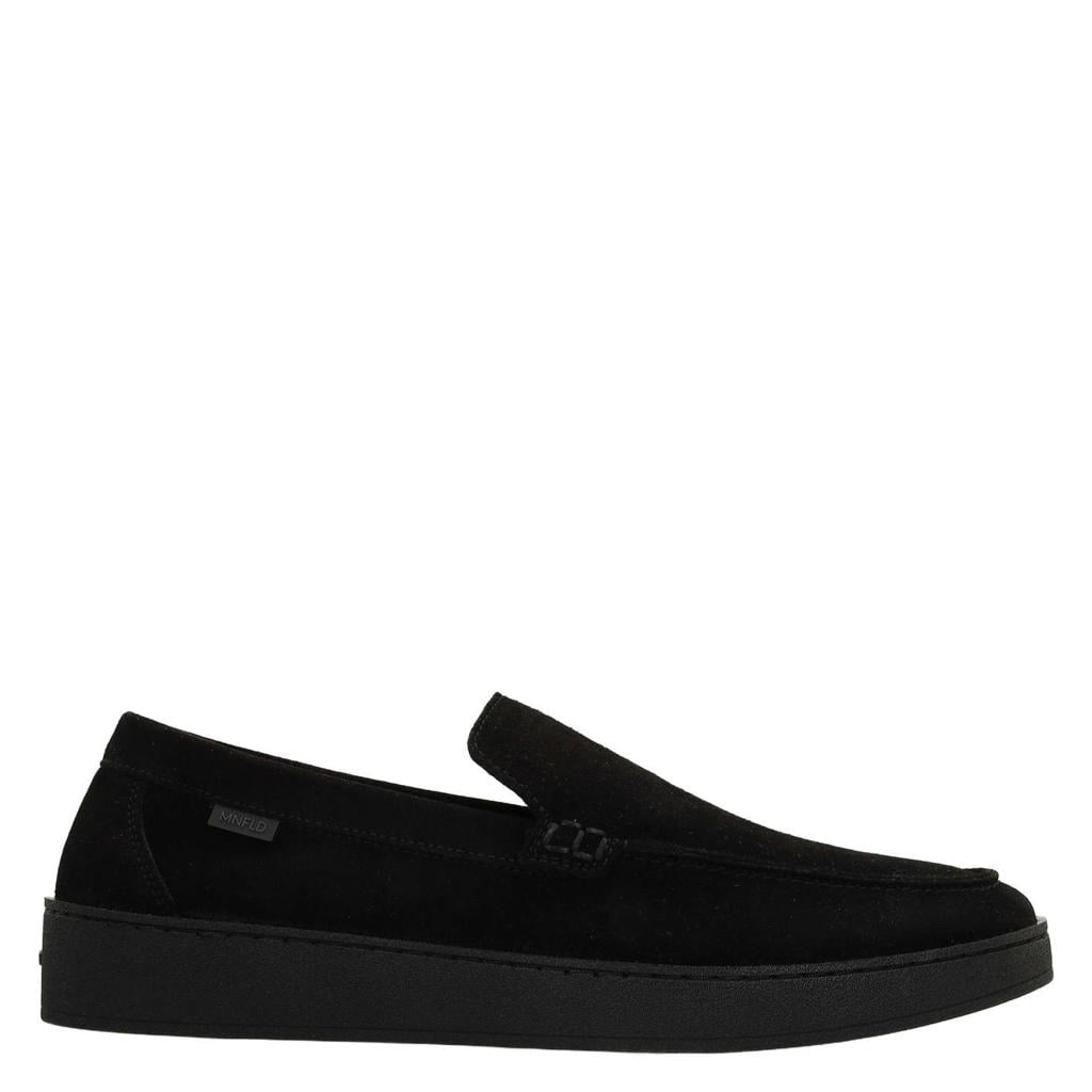 Zwarte heren Manfield suède loafers
