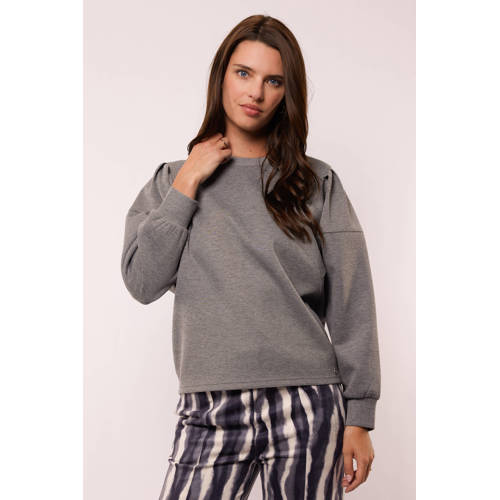 G-maxx sweater grijs melange afbeelding