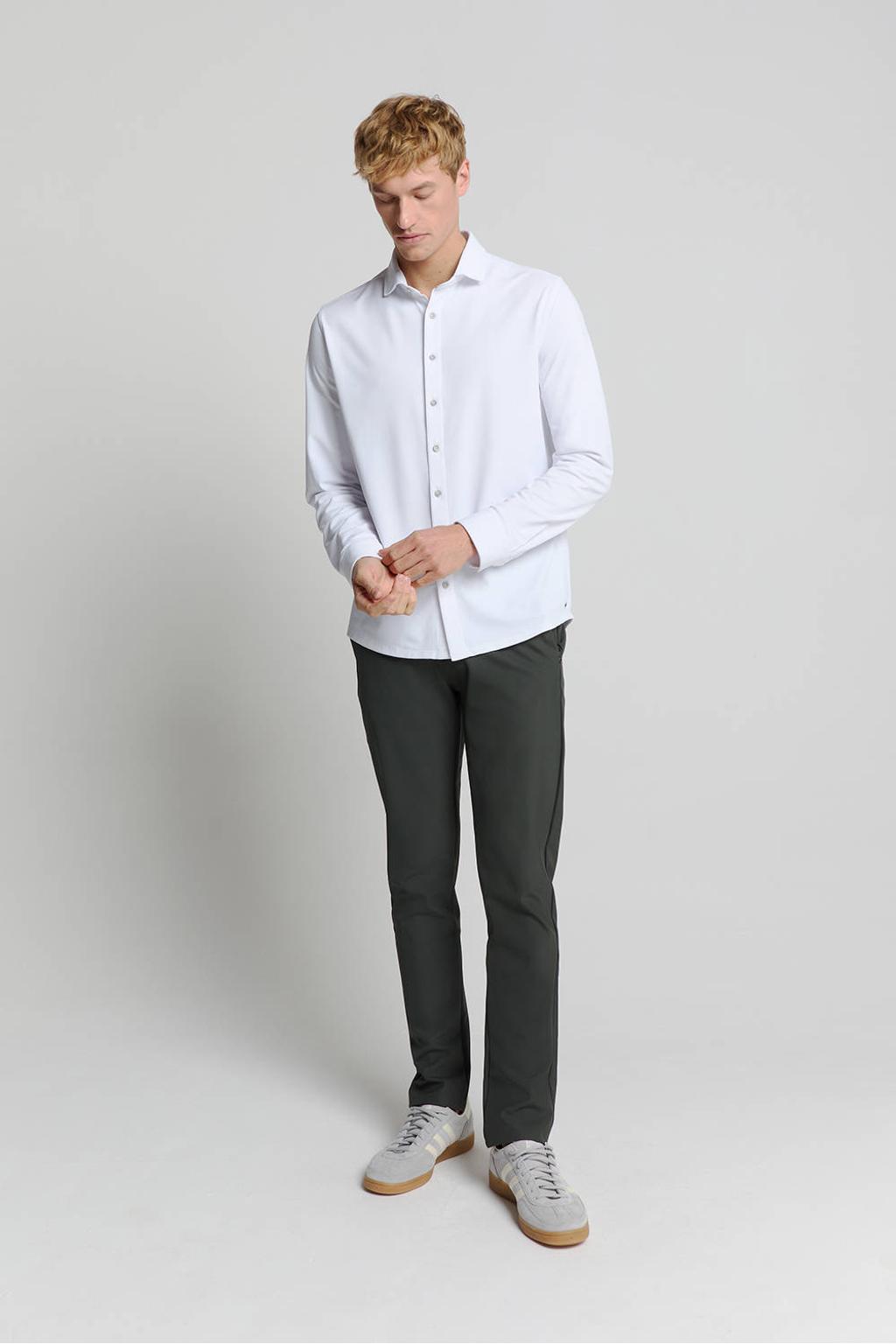 No Excess regular chino donkergroen