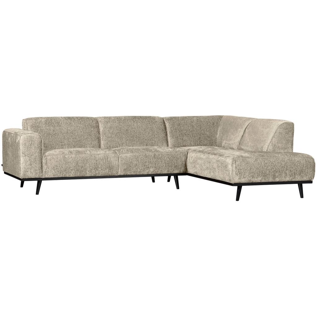 WOOOD WOOOD Statement Hoekbank Rechts - Ecoleer - Cognac - 77x274x210