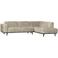 WOOOD WOOOD Statement Hoekbank Rechts - Ecoleer - Cognac - 77x274x210