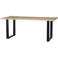 WOOOD WOOOD Tablo Boomstam Tafel met Alkmaar Poot - Eiken - 75x180x90