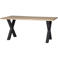 WOOOD WOOOD Tablo Boomstam Tafel met Alkmaar Poot - Eiken - 75x180x90