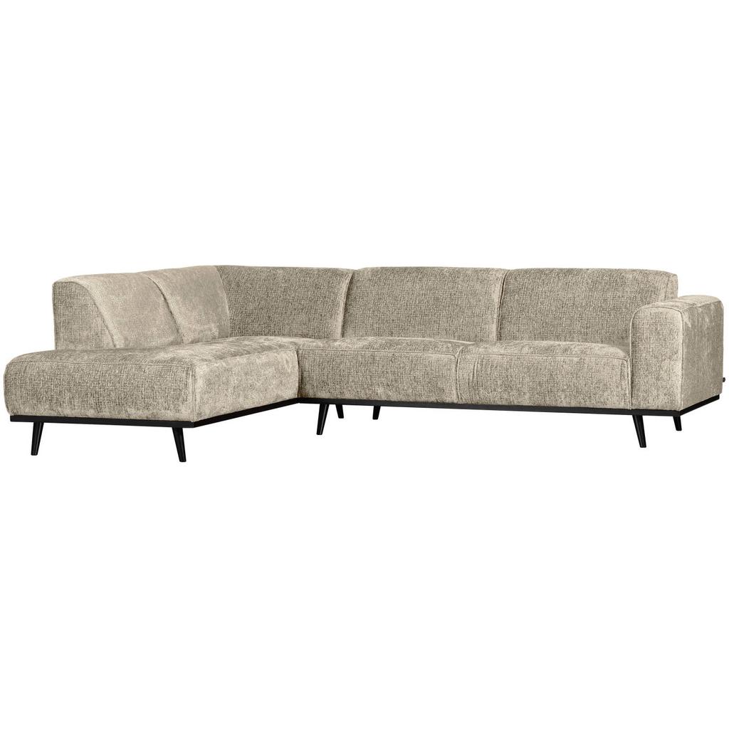 WOOOD WOOOD Statement Hoekbank Links - Chenille - Velvet Taupe