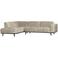 WOOOD WOOOD Statement Hoekbank Links - Chenille - Velvet Taupe