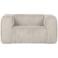 WOOOD WOOOD Bean Fauteuil - Grove Ribstof - Naturel - 74x146x98