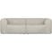 WOOOD WOOOD Bean 3,5-Zits Bank - Melange - Naturel - 73x242x96