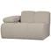 WOOOD WOOOD Mojo 1-Zits Bank Met Arm Links - Bouclé - Beige - 74x120x97