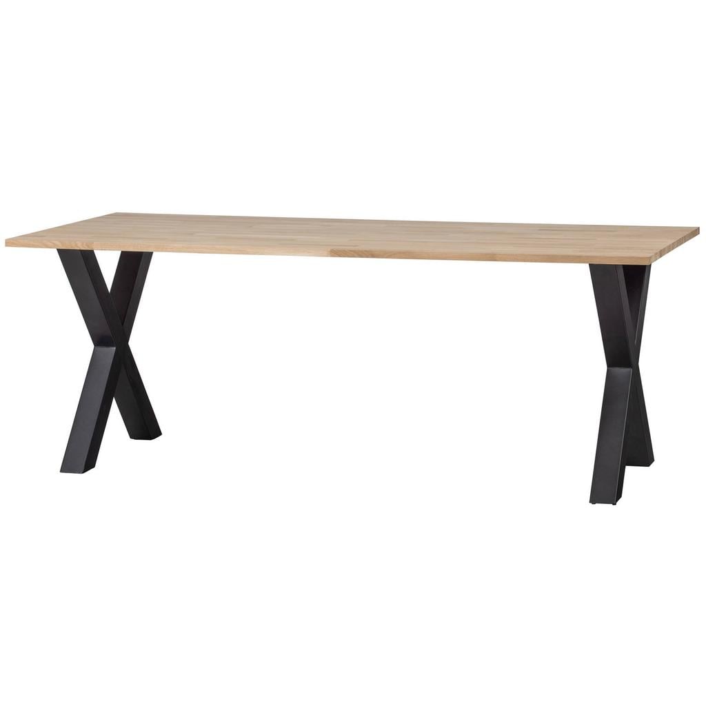 WOOOD WOOOD Tablo Tafel met U-poot - Eiken - 75x200x90