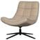 WOOOD Maudi Draaifauteuil - Chenille - Bruin - 84x74x86
