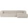 WOOOD WOOOD Bean Hoekbank Rechts - Chenille - Velvet Taupe - 73x305x175