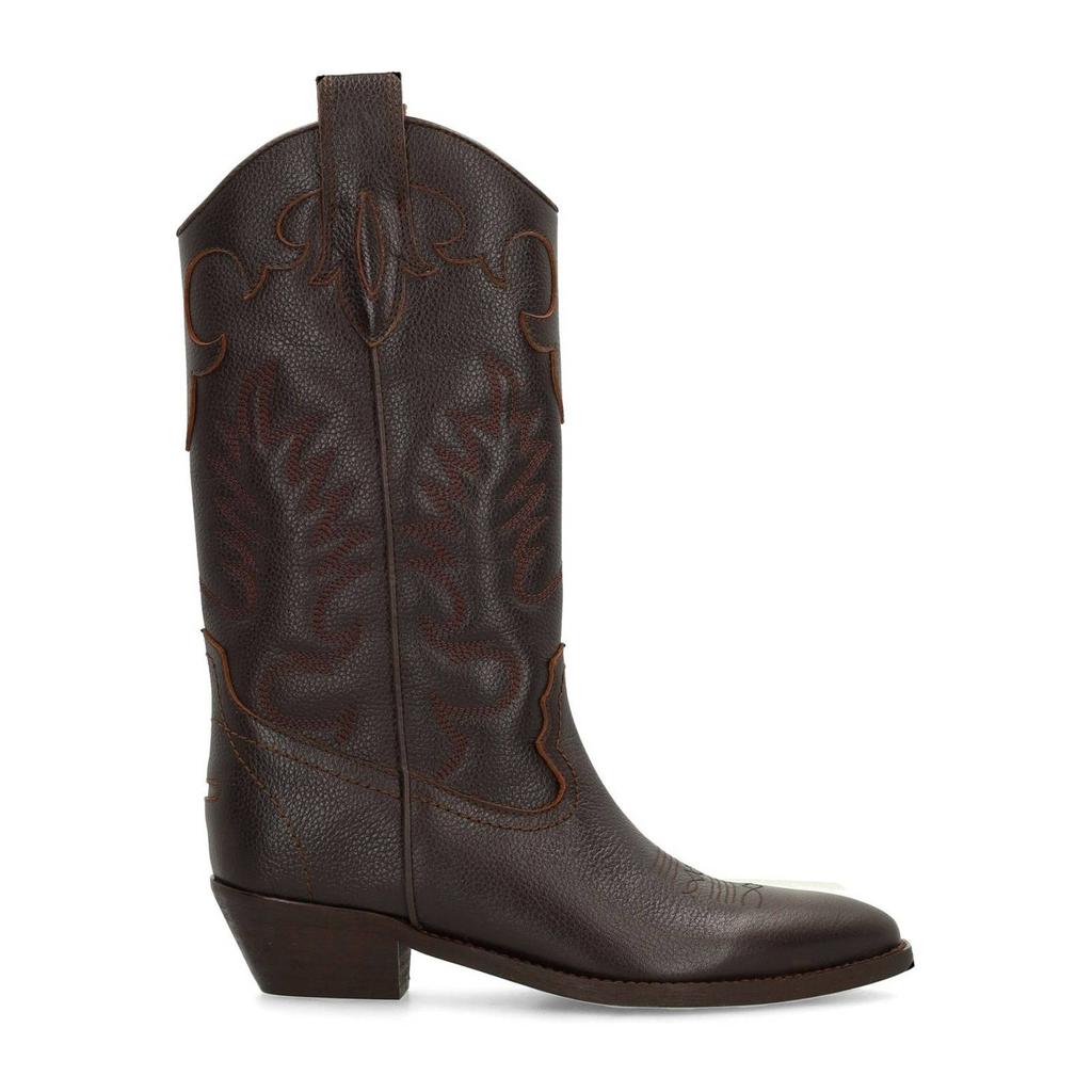 Bruine dames Sacha leren cowboylaarzen