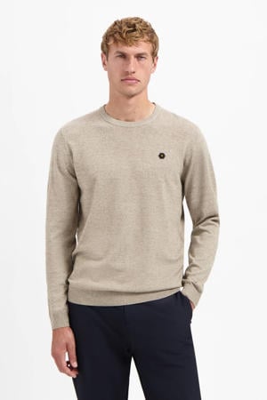 pullover fijn gebreid beige
