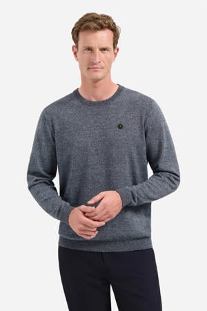 pullover fijn gebreid blauw