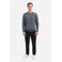 No Excess pullover fijn gebreid blauw