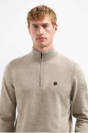 pullover fijn gebreid beige